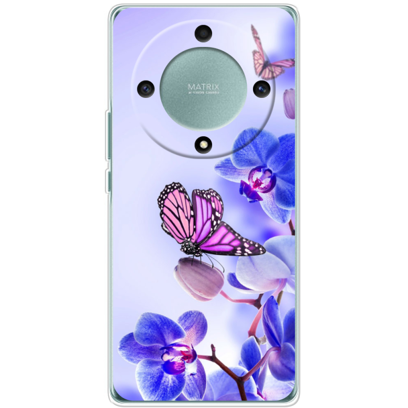 Чехол BoxFace Honor Magic 5 Lite 5G Orchids and Butterflies