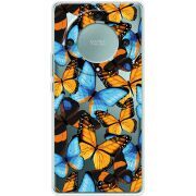 Прозрачный чехол BoxFace Honor Magic 5 Lite 5G Butterfly Morpho