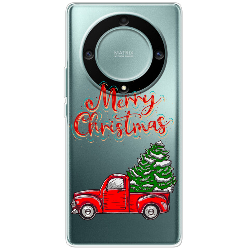 Прозрачный чехол BoxFace Honor Magic 5 Lite 5G Holiday Car