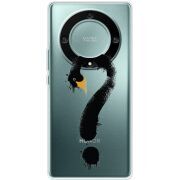 Прозрачный чехол BoxFace Honor Magic 5 Lite 5G Swan question