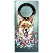 Прозрачный чехол BoxFace Honor Magic 5 Lite 5G Winking Fox