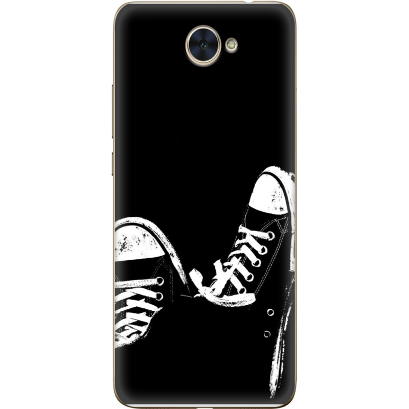 Чехол Uprint Huawei Y7 2017 Black Sneakers