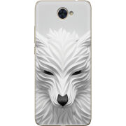 Чехол Uprint Huawei Y7 2017 White Wolf