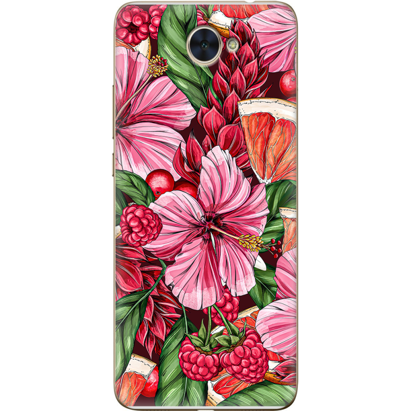 Чехол Uprint Huawei Y7 2017 Tropical Flowers