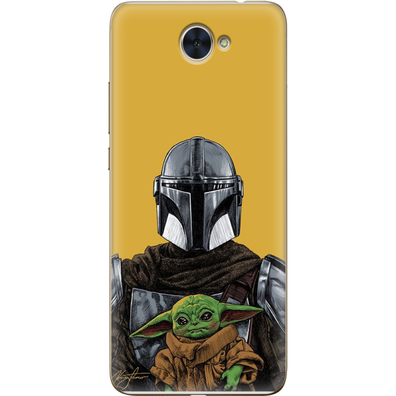 Чехол Uprint Huawei Y7 2017 Маленький Йода