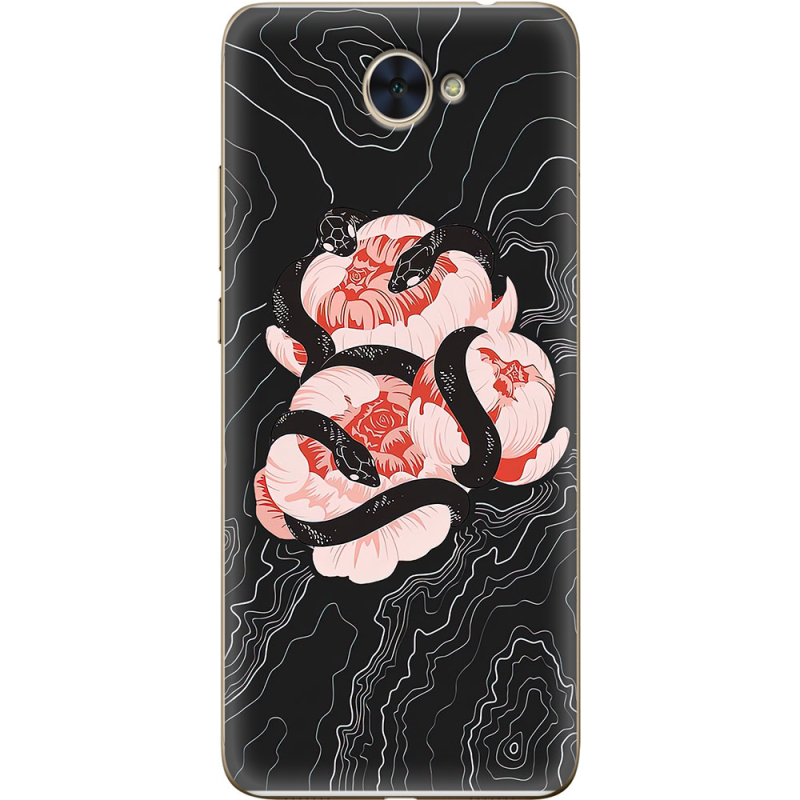 Чехол Uprint Huawei Y7 2017 Snake Rose