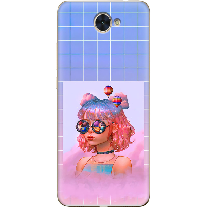 Чехол Uprint Huawei Y7 2017 Girl in the Clouds
