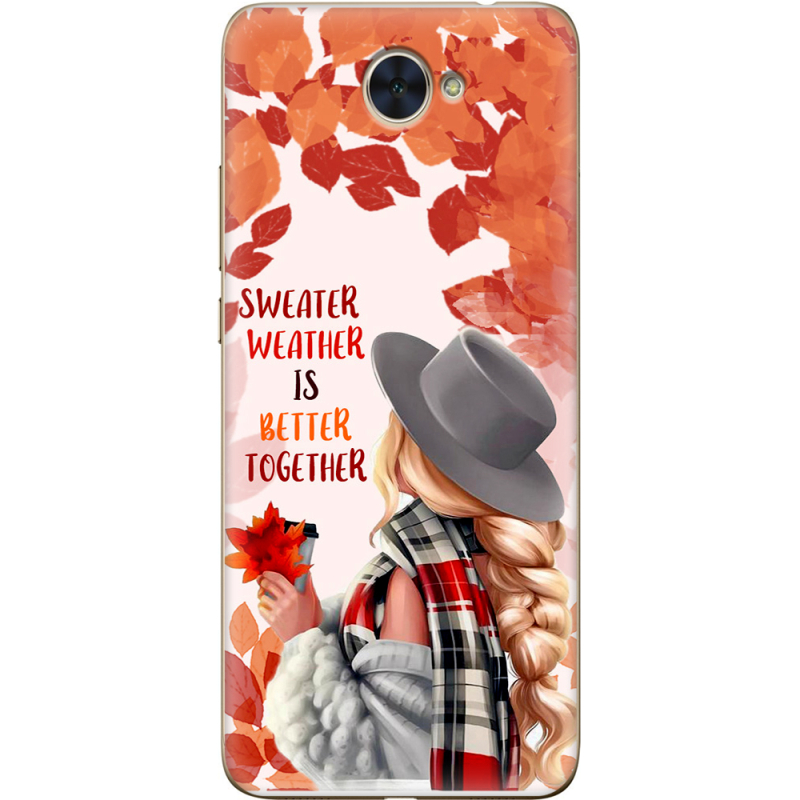 Чехол Uprint Huawei Y7 2017 Sweater Weather