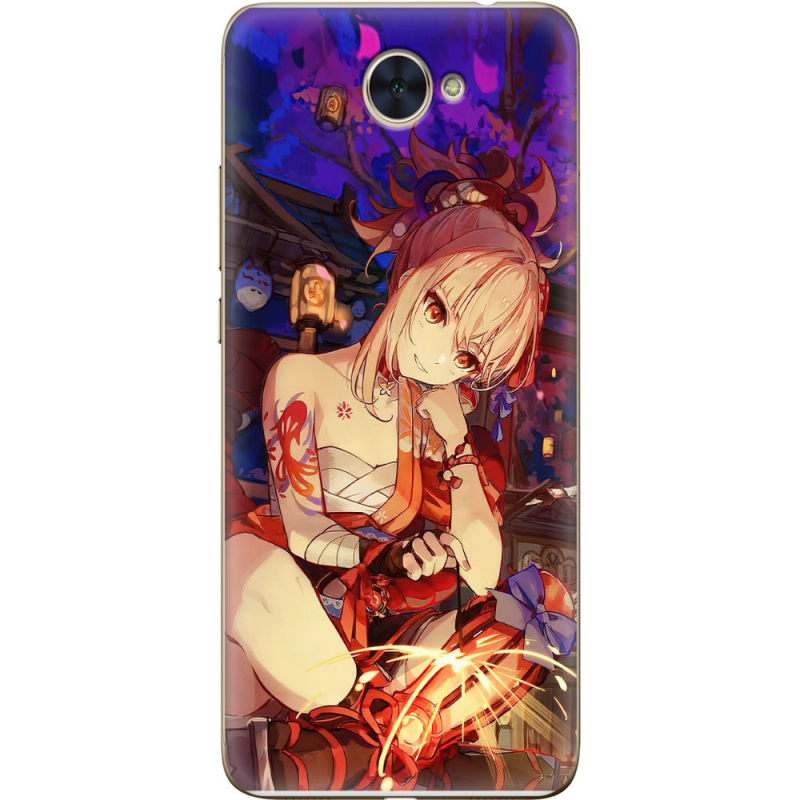 Чехол Uprint Huawei Y7 2017 Genshin Ёимия с огоньком