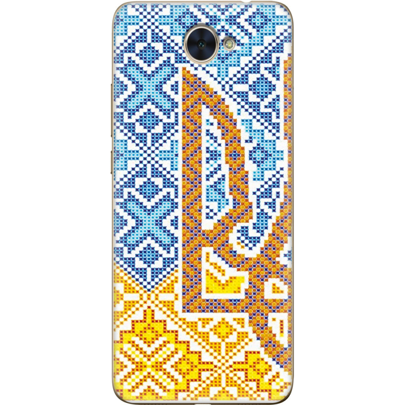 Чехол Uprint Huawei Y7 2017 Тризуб Вишивка