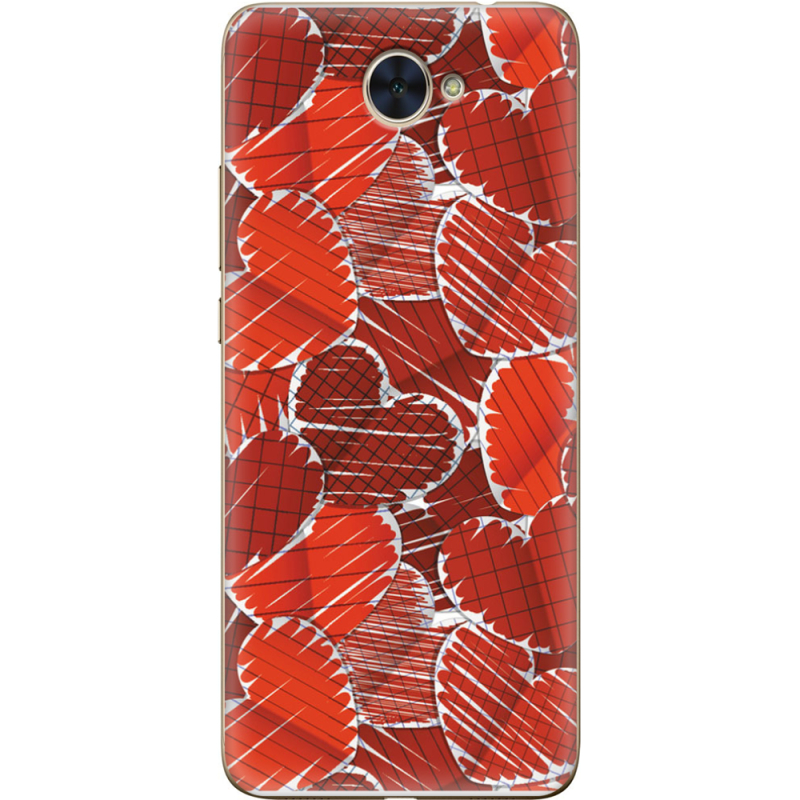 Чехол Uprint Huawei Y7 2017 Heart Strings