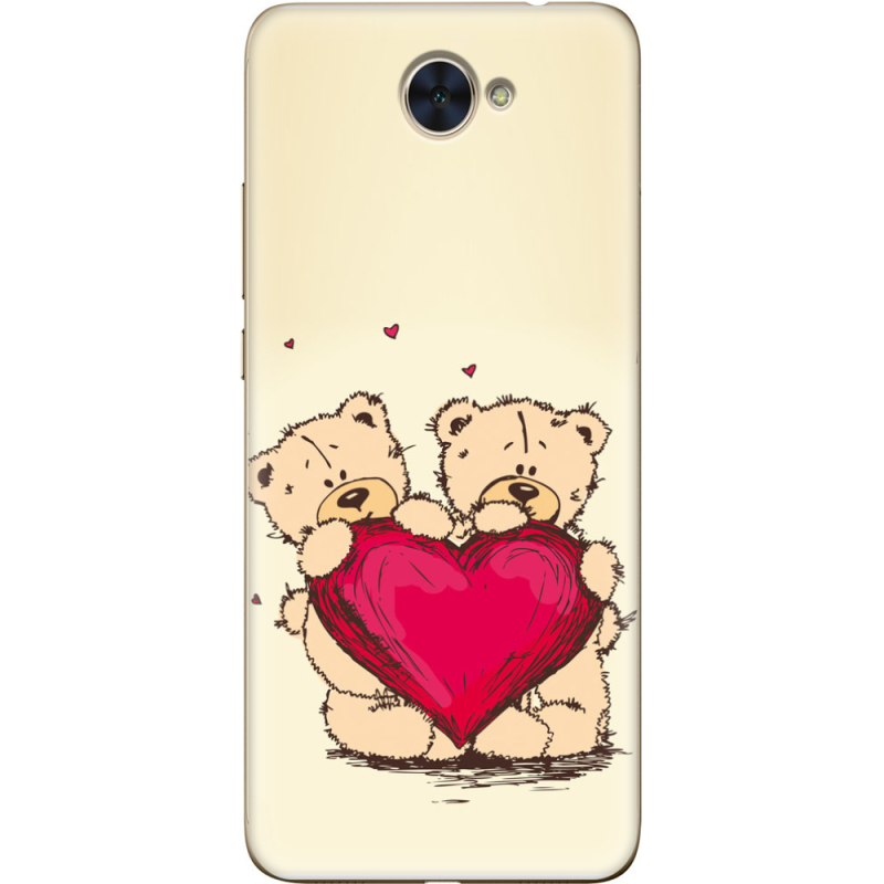 Чехол Uprint Huawei Y7 2017 Teddy Bear Love