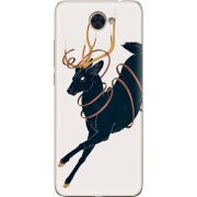 Чехол Uprint Huawei Y7 2017 Black Deer