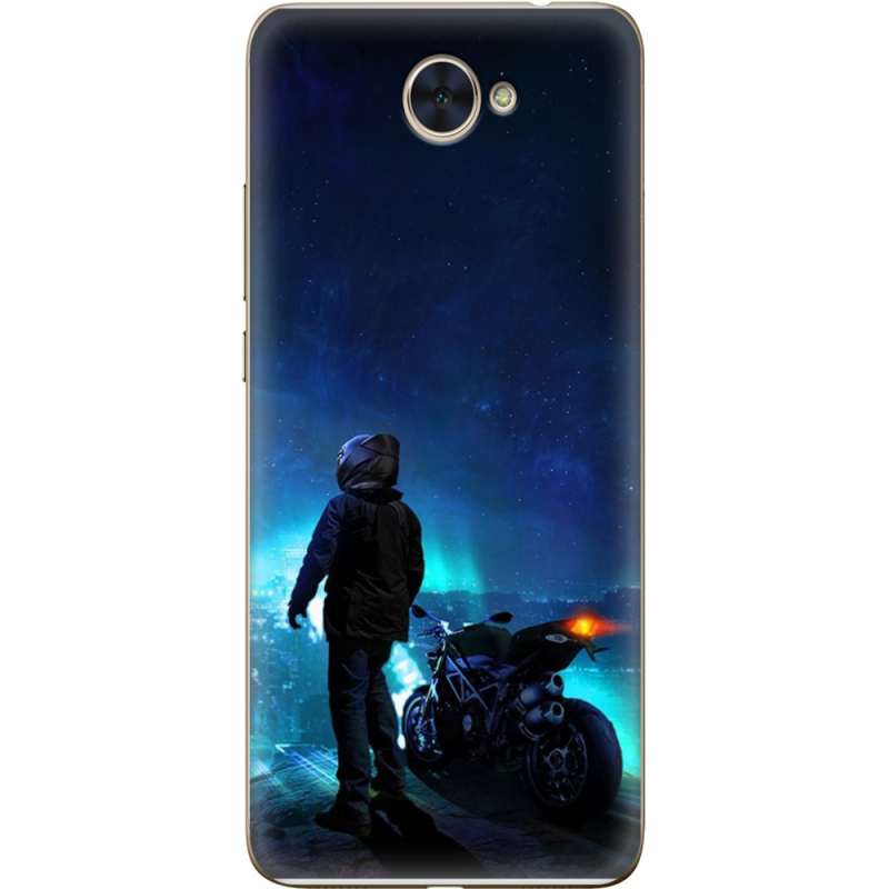 Чехол Uprint Huawei Y7 2017 Motorcyclist