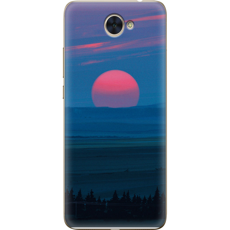 Чехол Uprint Huawei Y7 2017 Cold Red Light