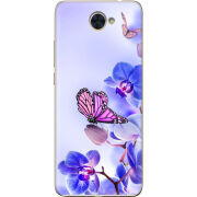 Чехол Uprint Huawei Y7 2017 Orchids and Butterflies