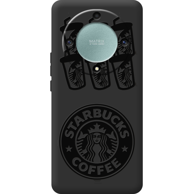 Черный чехол BoxFace Honor Magic 5 Lite 5G Black Coffee