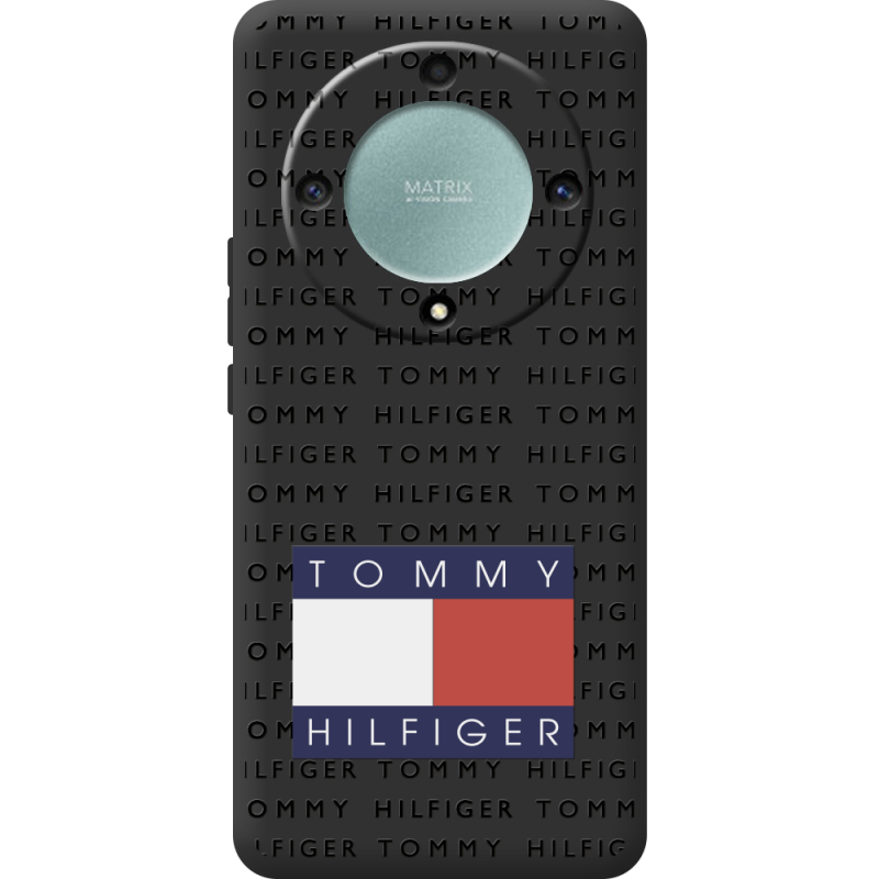 Черный чехол BoxFace Honor Magic 5 Lite 5G Tommy Print