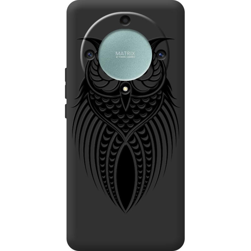 Черный чехол BoxFace Honor Magic 5 Lite 5G Owl