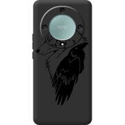 Черный чехол BoxFace Honor Magic 5 Lite 5G Wolf and Raven