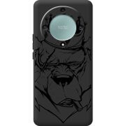 Черный чехол BoxFace Honor Magic 5 Lite 5G Bear King