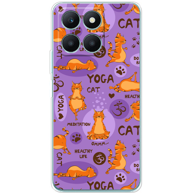 Чехол BoxFace Honor X6a Yoga Cat