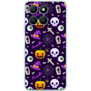 Чехол BoxFace Honor X6a Halloween Purple Mood