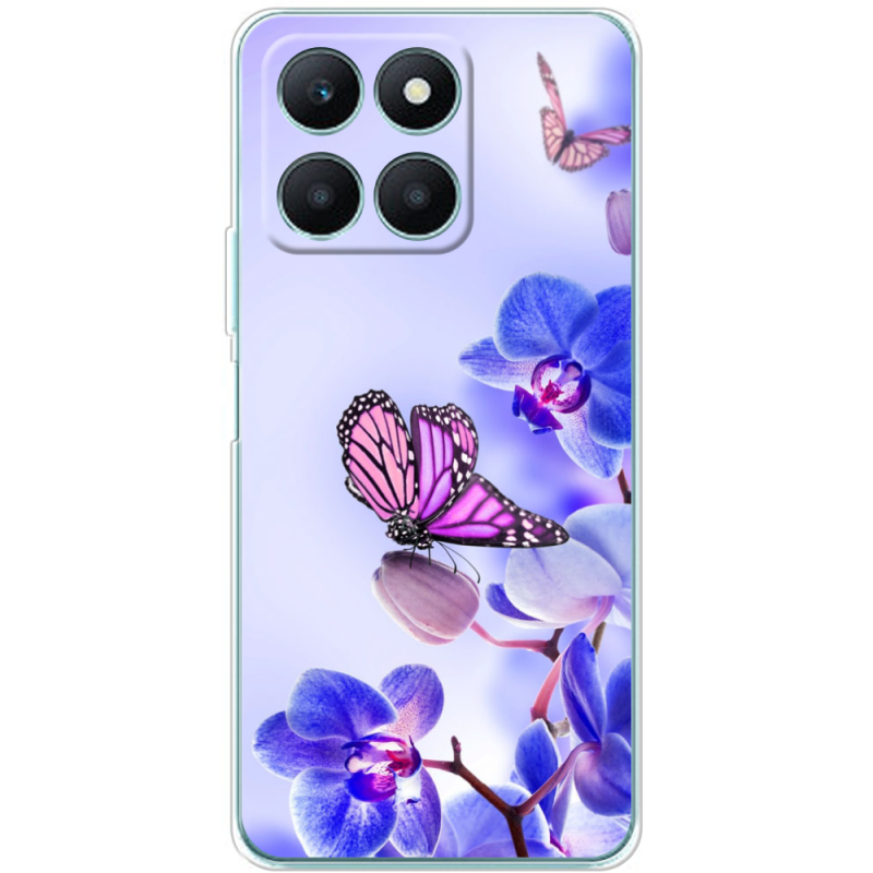 Чехол BoxFace Honor X6a Orchids and Butterflies