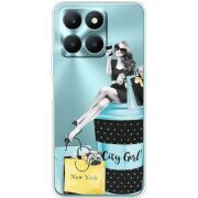 Прозрачный чехол BoxFace Honor X6a City Girl