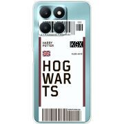 Прозрачный чехол BoxFace Honor X6a Ticket Hogwarts