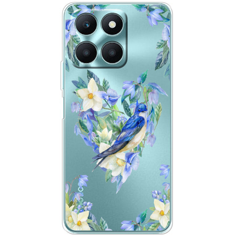 Прозрачный чехол BoxFace Honor X6a Spring Bird