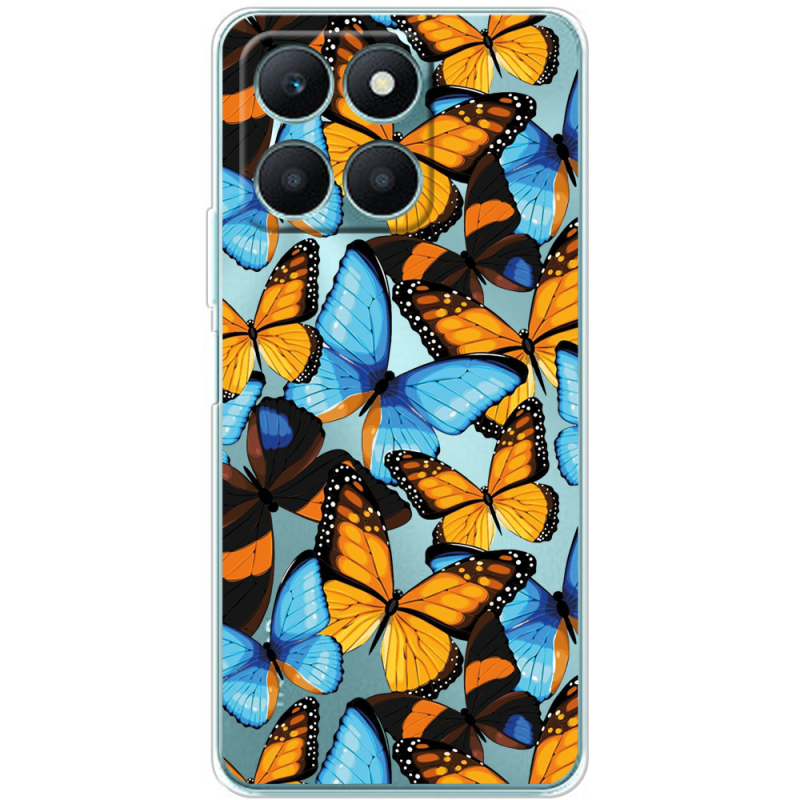 Прозрачный чехол BoxFace Honor X6a Butterfly Morpho