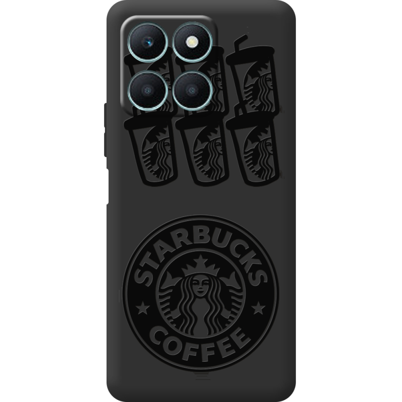 Черный чехол BoxFace Honor X6a Black Coffee