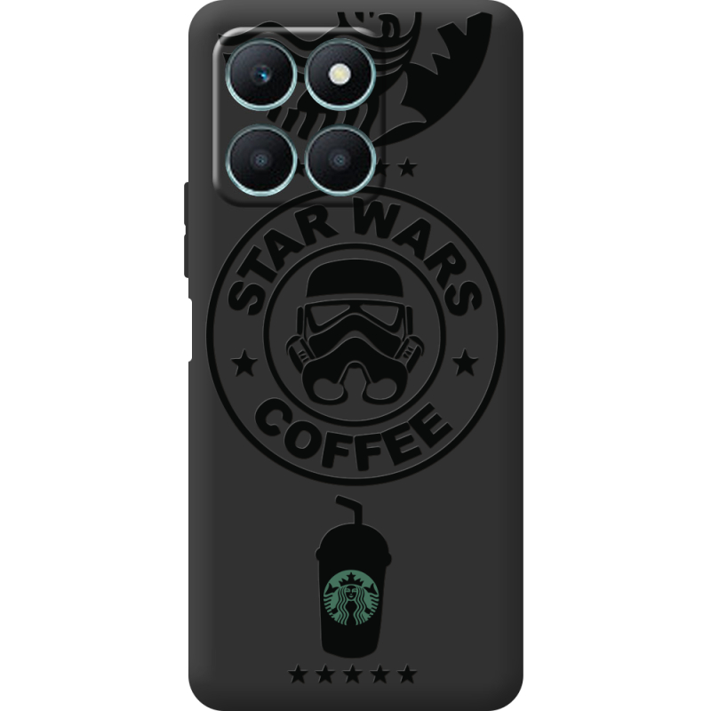 Черный чехол BoxFace Honor X6a Dark Coffee