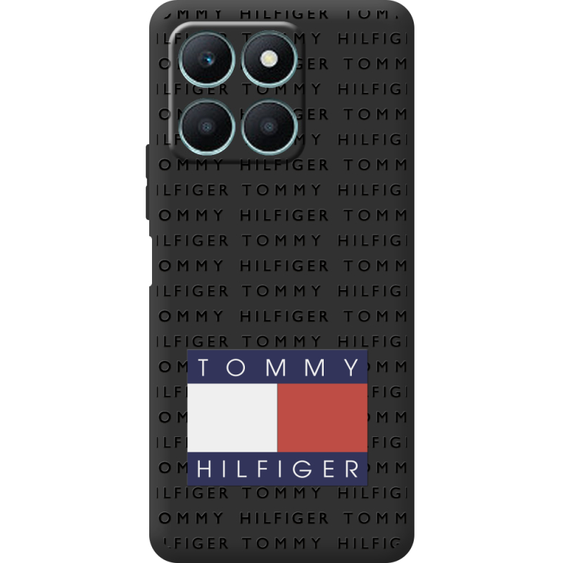 Черный чехол BoxFace Honor X6a Tommy Print