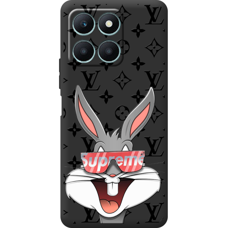 Черный чехол BoxFace Honor X6a looney bunny