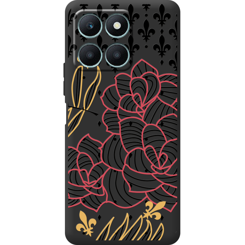 Черный чехол BoxFace Honor X6a FranceFlowers