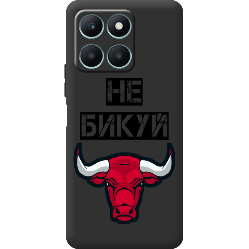 Черный чехол BoxFace Honor X6a Не Бикуй