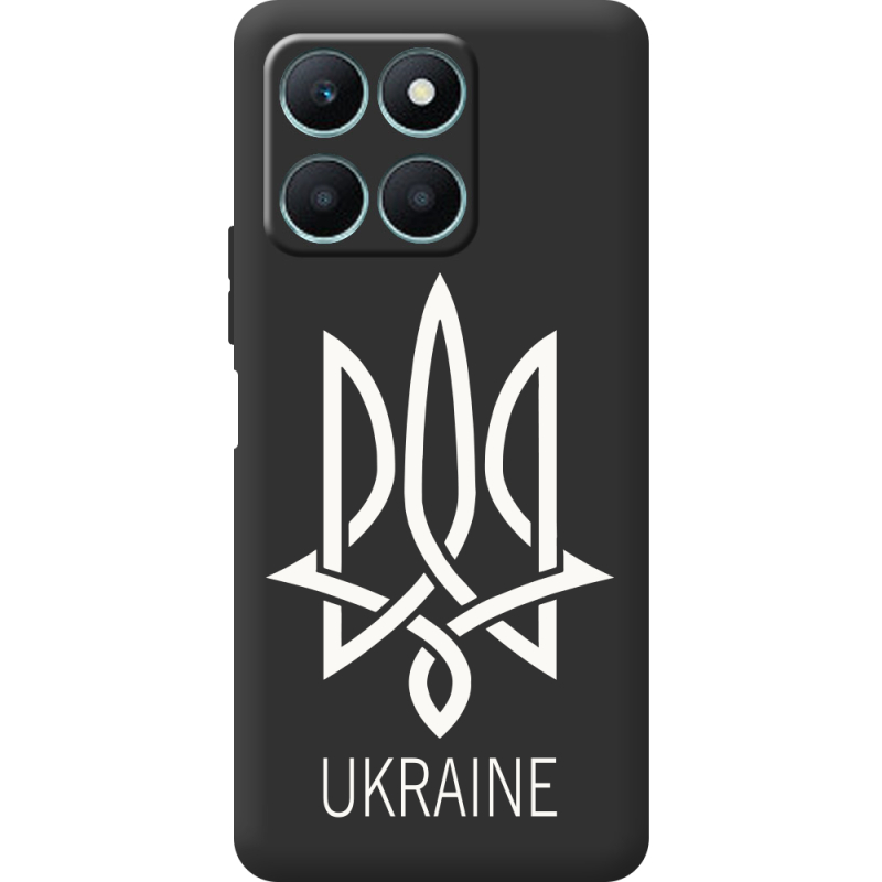 Черный чехол BoxFace Honor X6a Тризуб монограмма ukraine