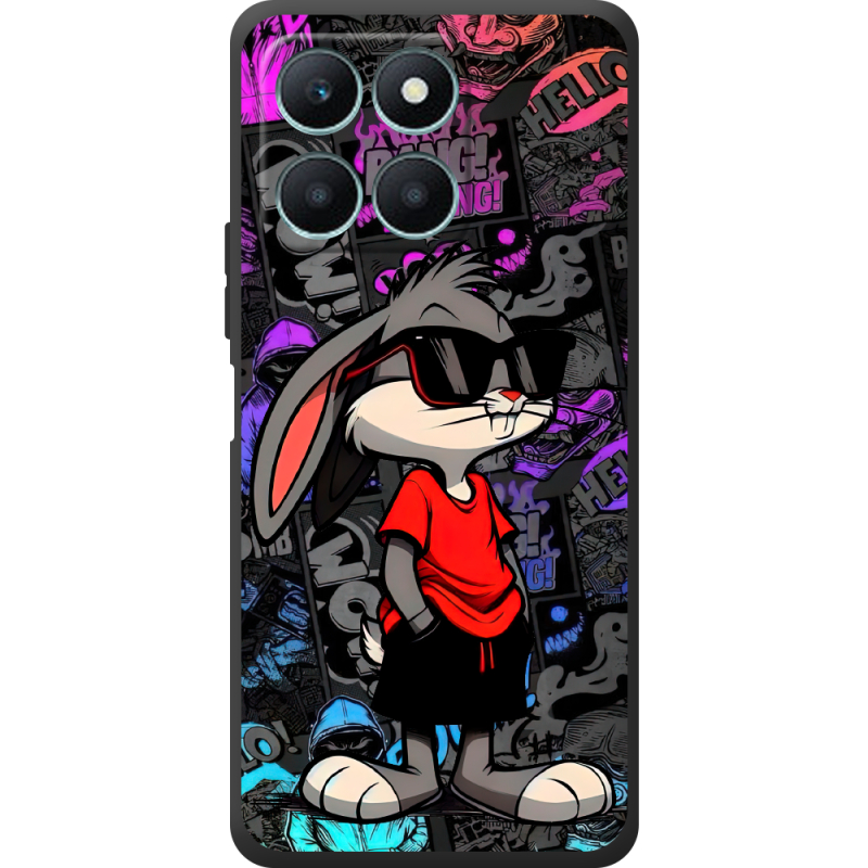 Черный чехол BoxFace Honor X6a Малий вухань