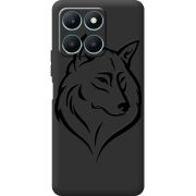 Черный чехол BoxFace Honor X6a Wolf