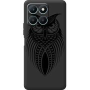 Черный чехол BoxFace Honor X6a Owl