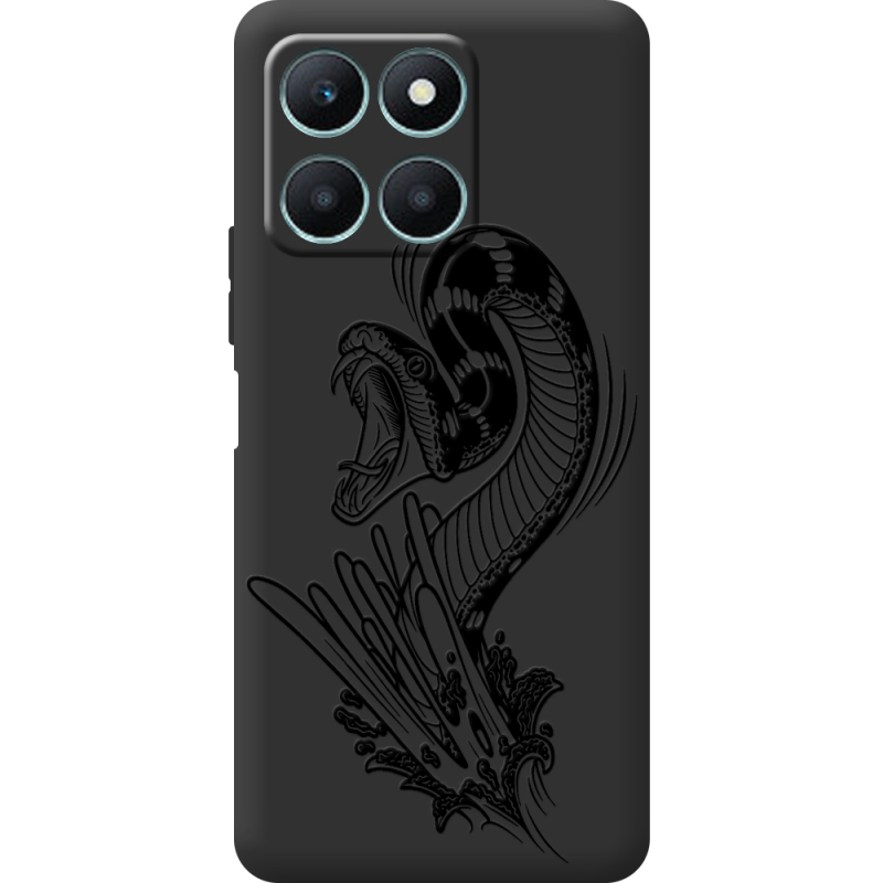 Черный чехол BoxFace Honor X6a Snake