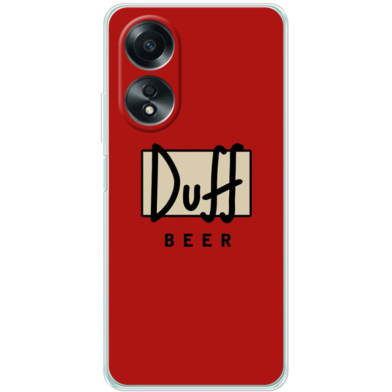 Чехол BoxFace OPPO A58 4G Duff beer
