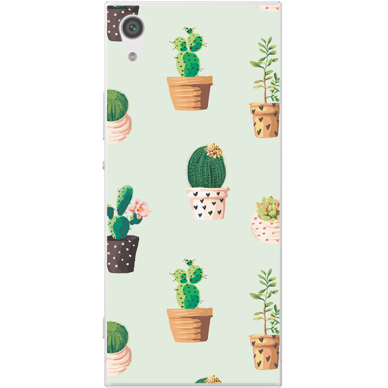 Чехол Uprint Sony Xperia XA1 G3116 / XA1 Dual G3112 L-green Cacti