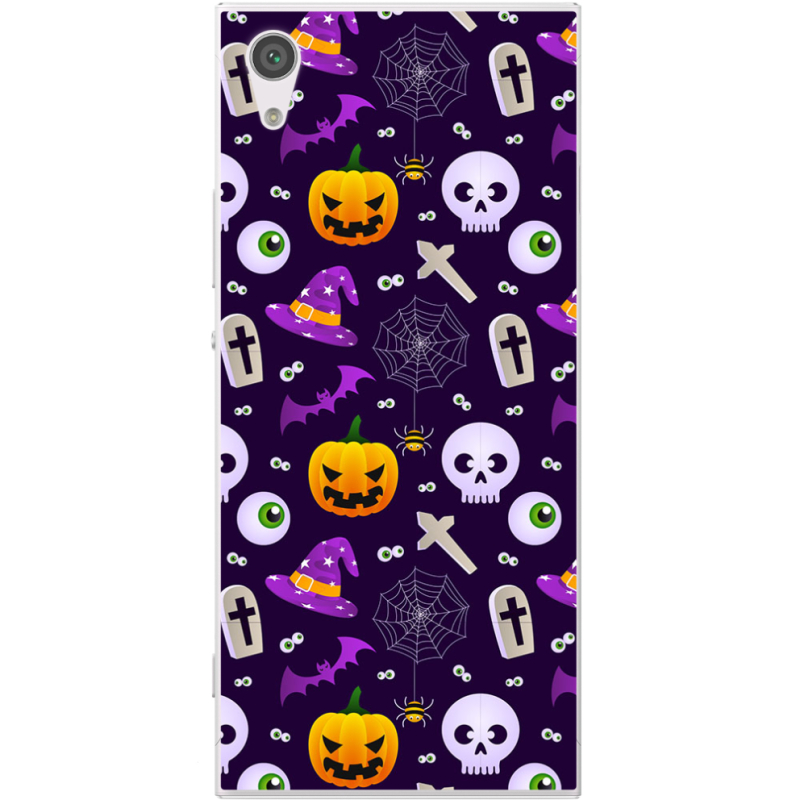 Чехол Uprint Sony Xperia XA1 G3116 / XA1 Dual G3112 Halloween Purple Mood