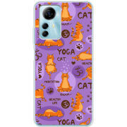 Чехол BoxFace ZTE Blade A72s Yoga Cat