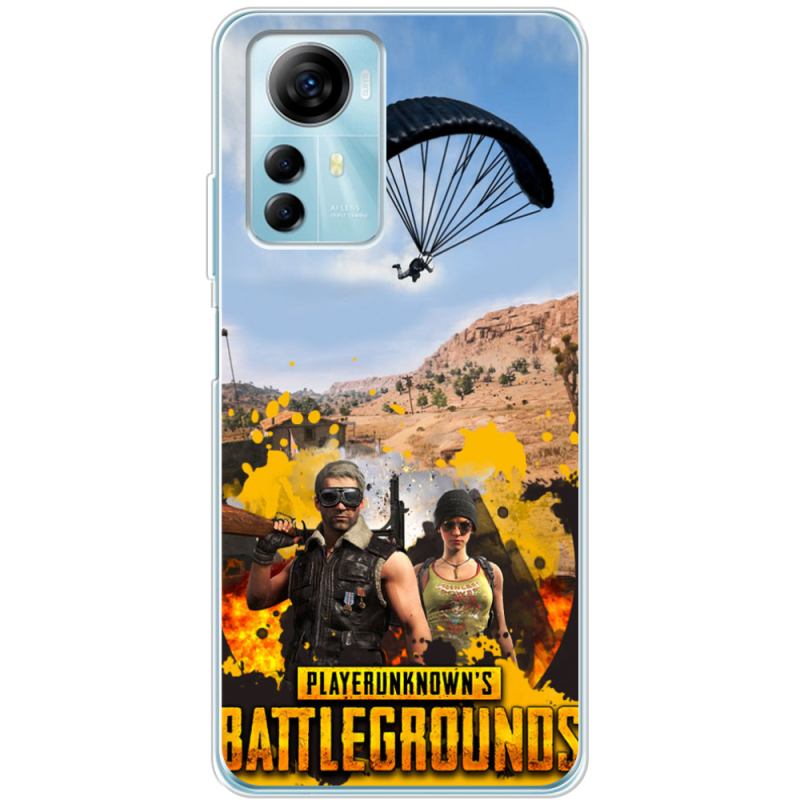 Чехол BoxFace ZTE Blade A72s Pubg parachute