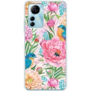 Чехол BoxFace ZTE Blade A72s Birds in Flowers