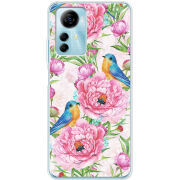 Чехол BoxFace ZTE Blade A72s Birds and Flowers